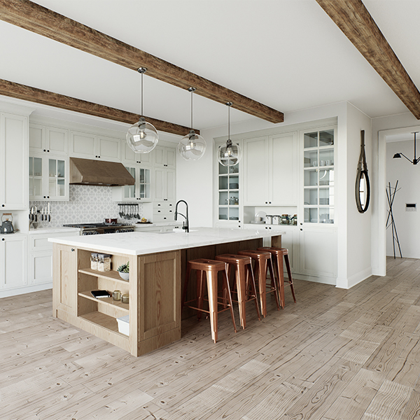 Illustration of a modern renovated interior